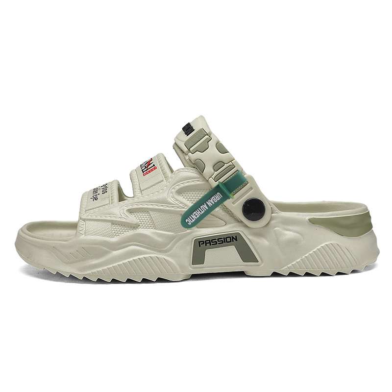

URBAN AUTHENTIC Зеленые пляжные сандалии для мужчин, цвет Green