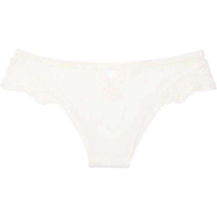 Victoria's Secret Трусики DREAM ANGELS женские, 1 шт, цвет кокосовый белый