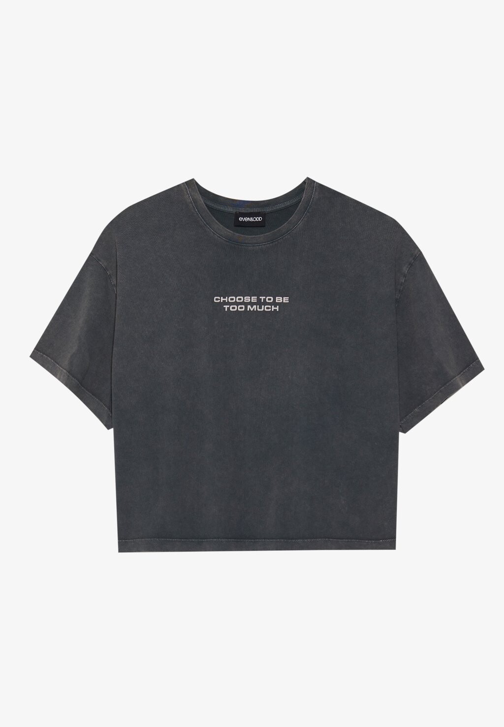 

Принт на футболке Even&Odd, антрацит