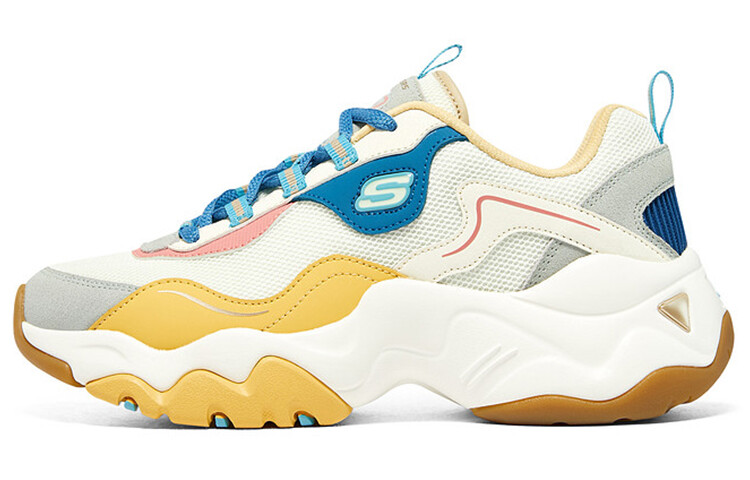 

Кроссовки женские D"LITES 3.0 Chunky с низким верхом, белые/синие/желтые Skechers, Синий, Кроссовки женские D"LITES 3.0 Chunky с низким верхом, белые/синие/желтые Skechers