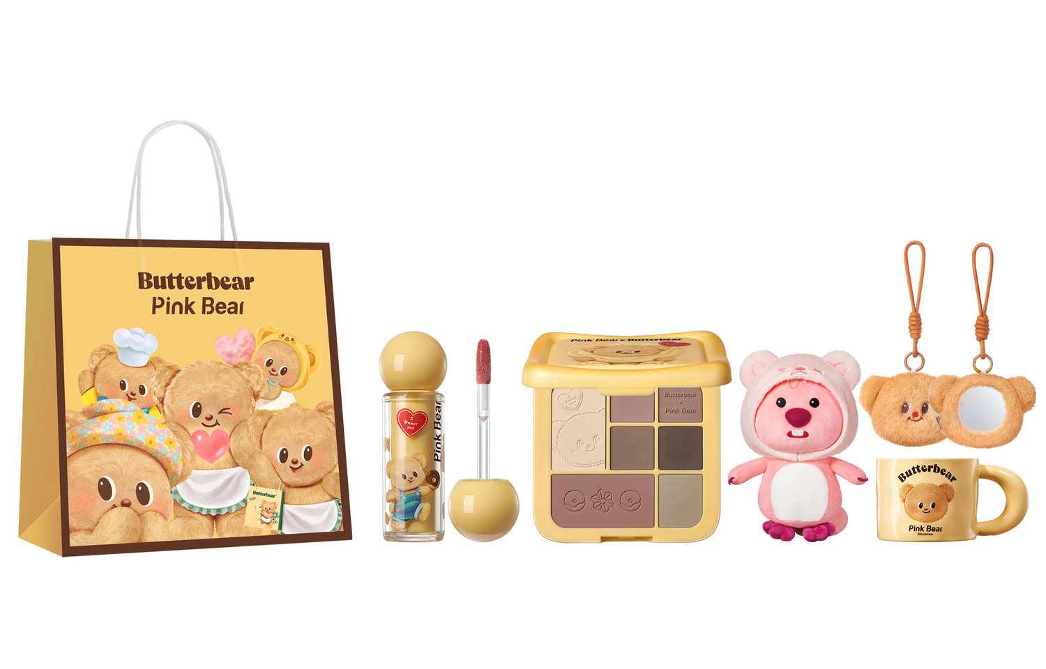 

Набор косметики для женщин Pink Bear, N04+Eye Shadow 02 (Doll Set)