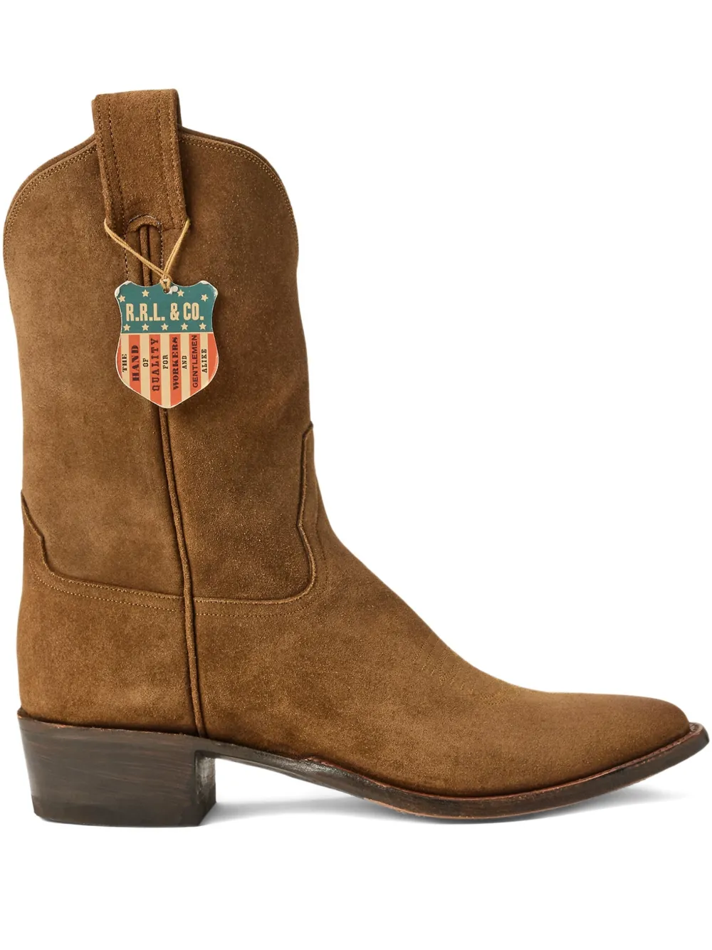 

Ковбойские сапоги Ralph Lauren Rrl, коричневый