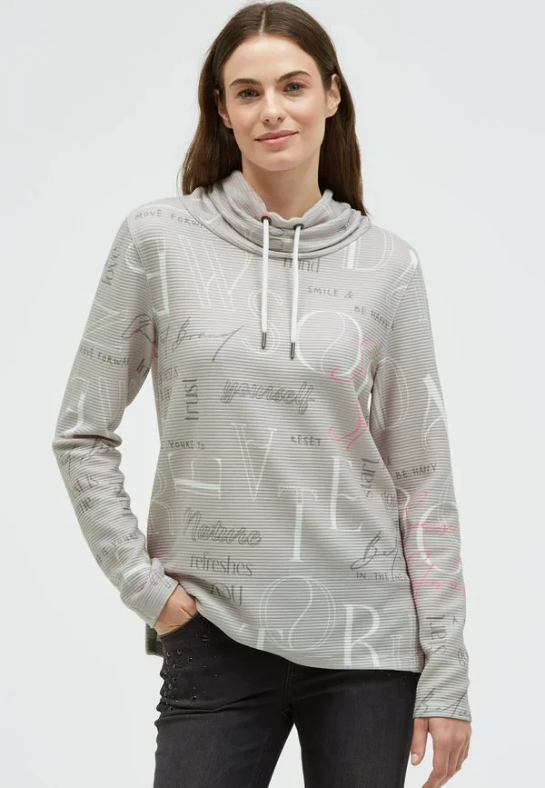 

Толстовка strukturiertes mit art Soccx, Fresh Grey, Серый, Толстовка strukturiertes mit art Soccx, Fresh Grey