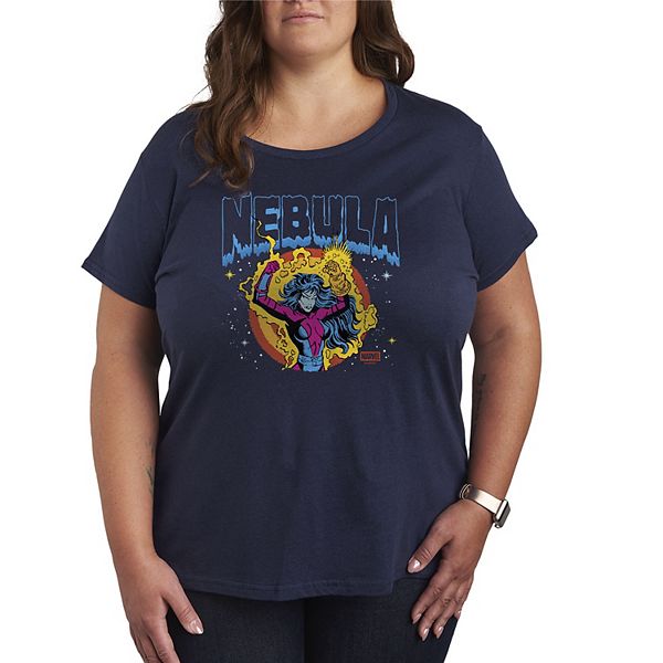 

Футболка Plus size с принтом Guardians of the Galaxy Nebula Marvel, Navy, Синий, Футболка Plus size с принтом Guardians of the Galaxy Nebula Marvel, Navy