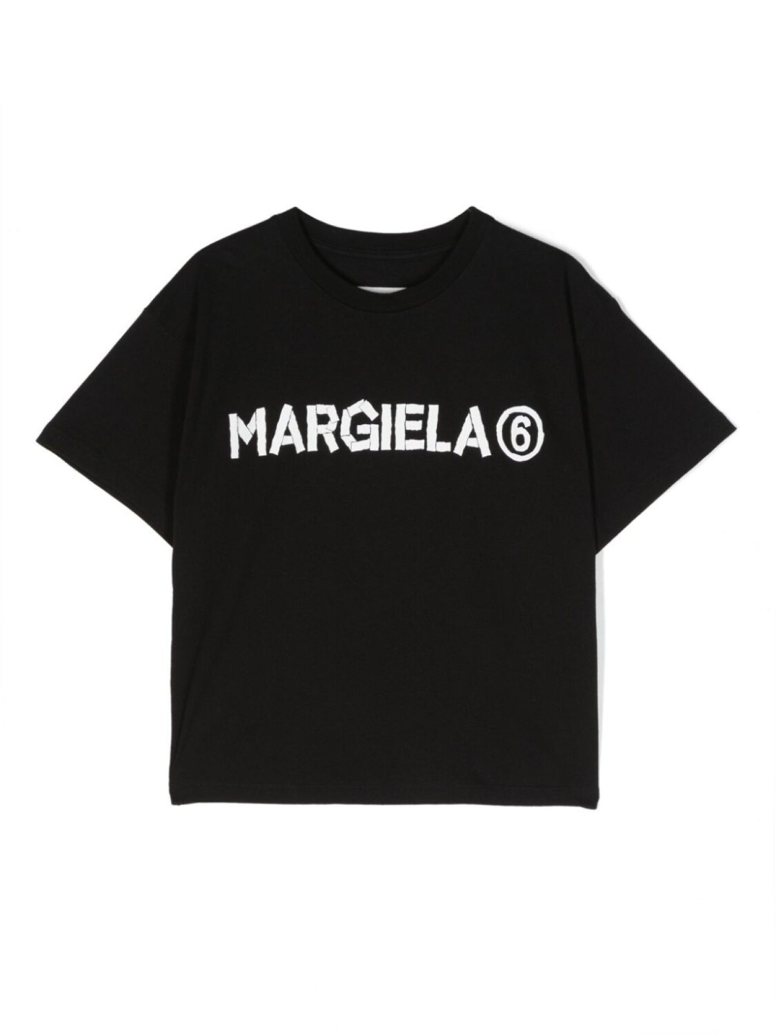 

MM6 Maison Margiela Kids футболка с логотипом, черный