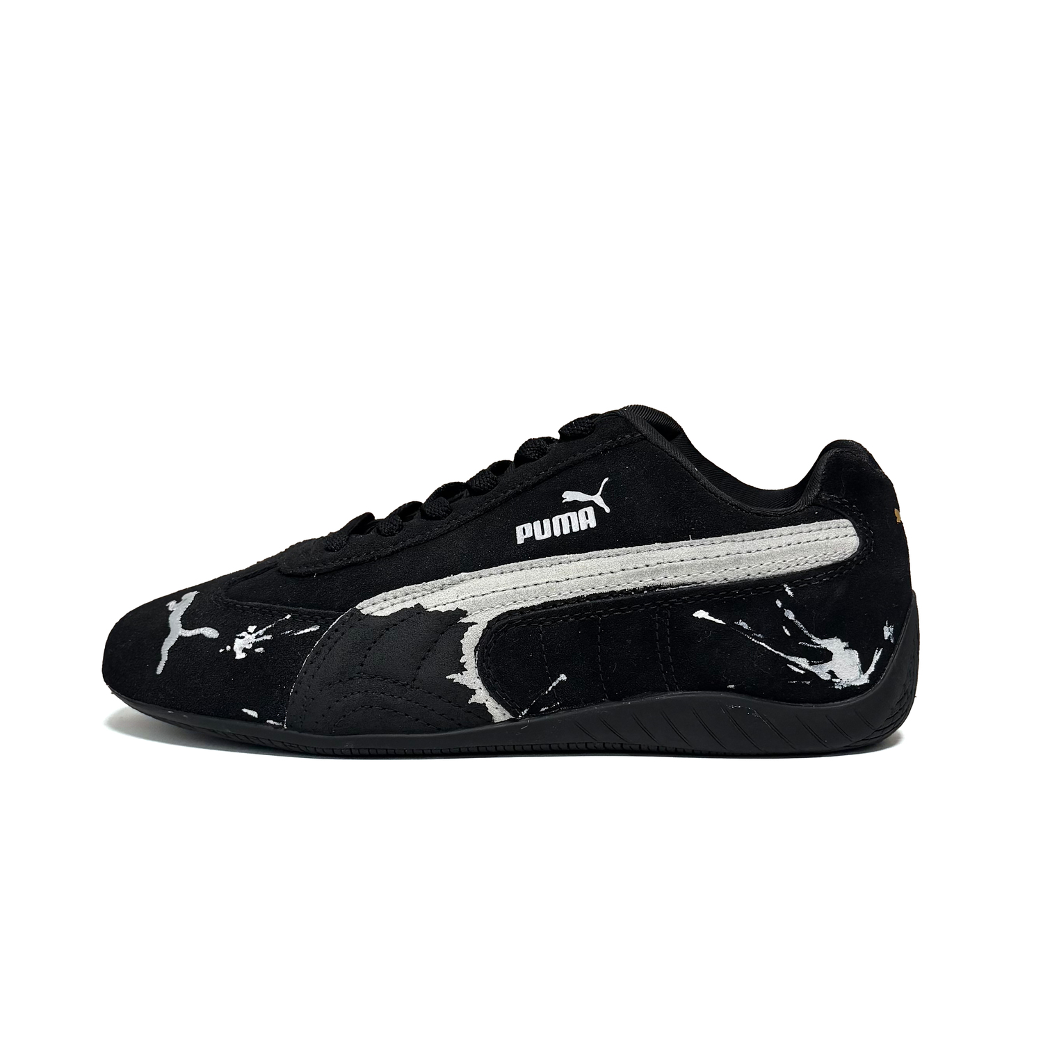 

Кроссовки Speedcat Collection Lacquer Shadow Abrasion Resistant Low top Casual Unisex PUMA, черный белый