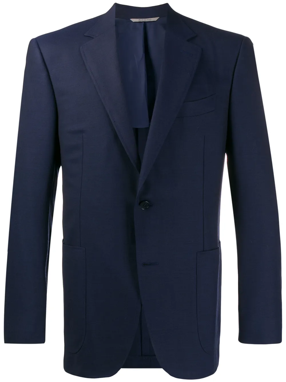 

Однобортный блейзер Canali, синий