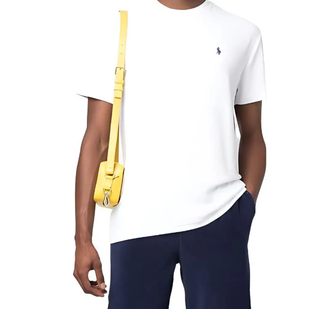 

Классическая футболка из махровой ткани Polo Ralph Lauren, белый