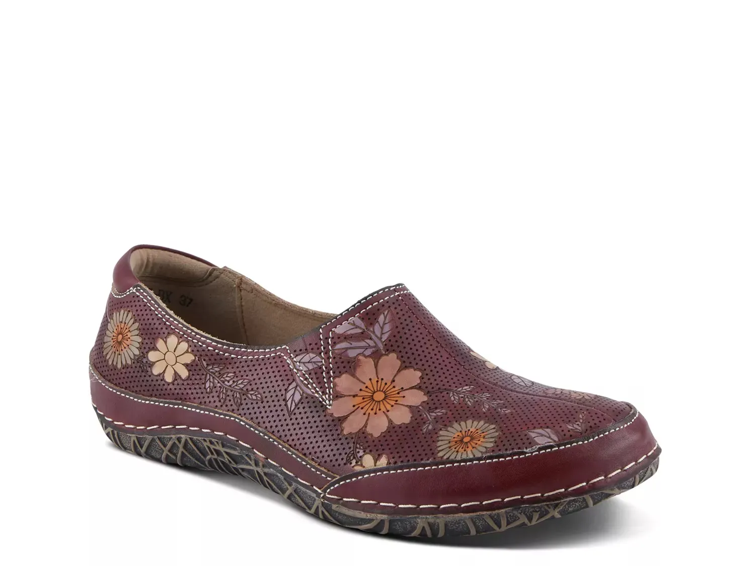 Libora-Delite Слипоны L'Artiste, Maroon/Multicolor