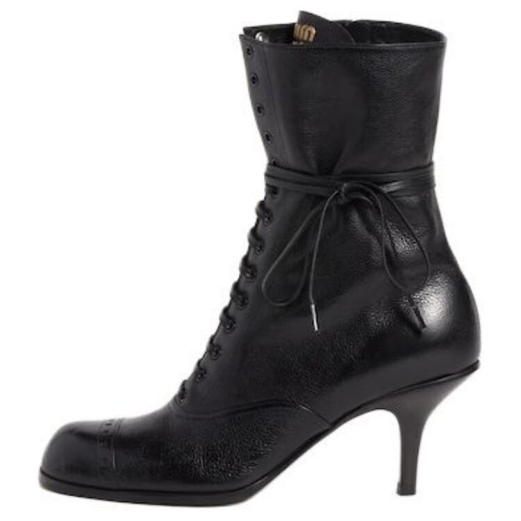Ботильоны женские черный Miu Miu