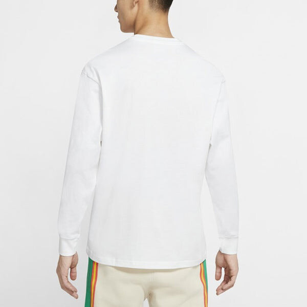 Толстовка Air Jordan Sport Dna Logo Casual Sports Round Neck Pullover White, белый — фото 4
