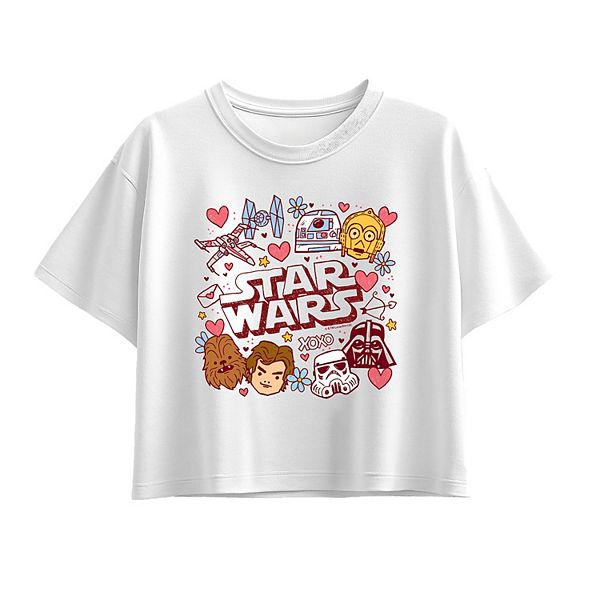 

Футболка Valentine's Day для девочек 7-16 лет Star Wars