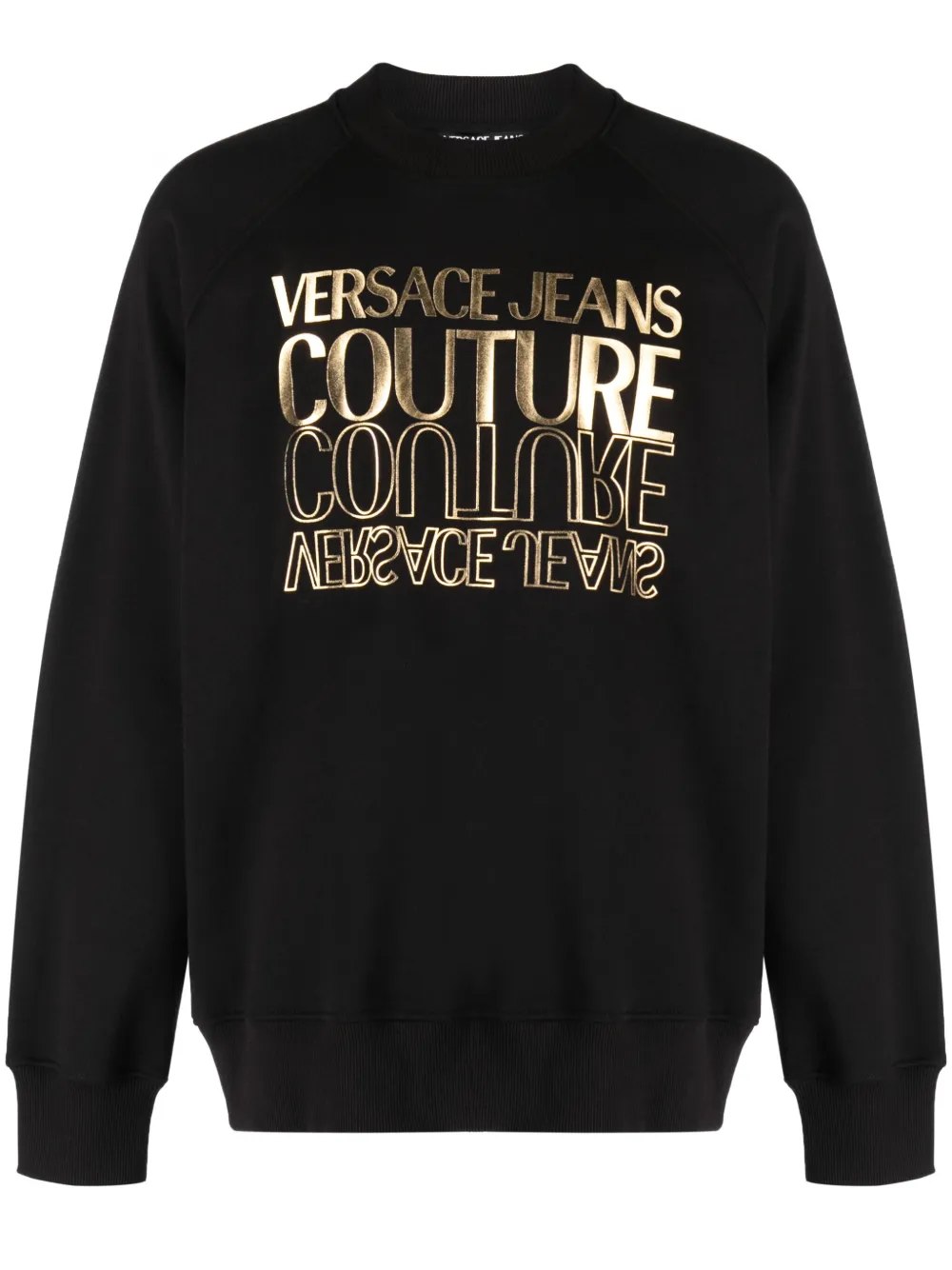 

Толстовка с логотипом Versace Jeans Couture, черный