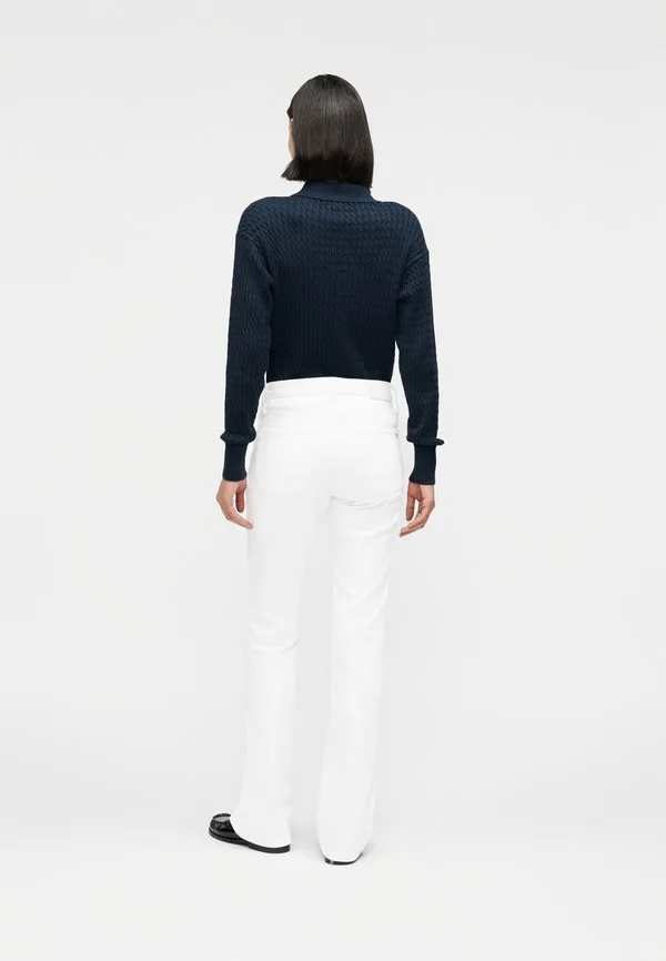 Белые джинсы-клеш со средней посадкой Tommy Hilfiger, Optic White — фото 3