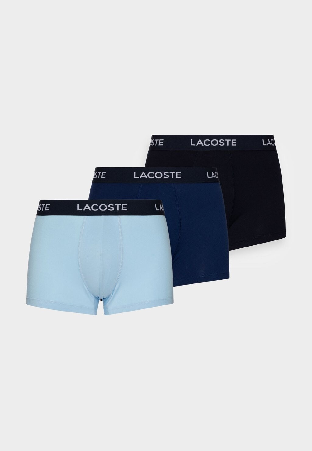 

Трусики 3 PACK Lacoste, цвет navy blue/methylene creek