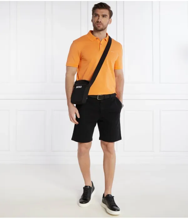 Поло Паллас regular fit Boss, оранжевый — фото 2