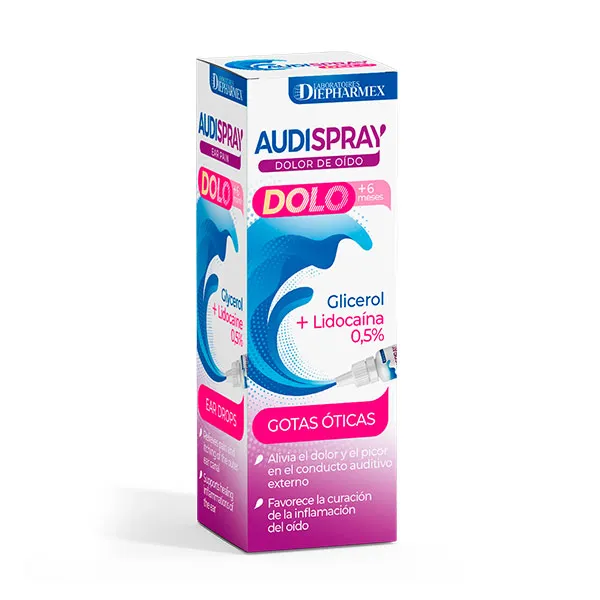 

Ушные капли для облегчения боли в ушном проходе Audispray Dolo Audispray, 7 g