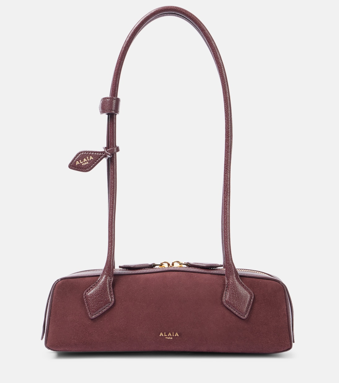 

Le Teckel Small кожаная сумка через плечо Alaïa, Rouge Grenat