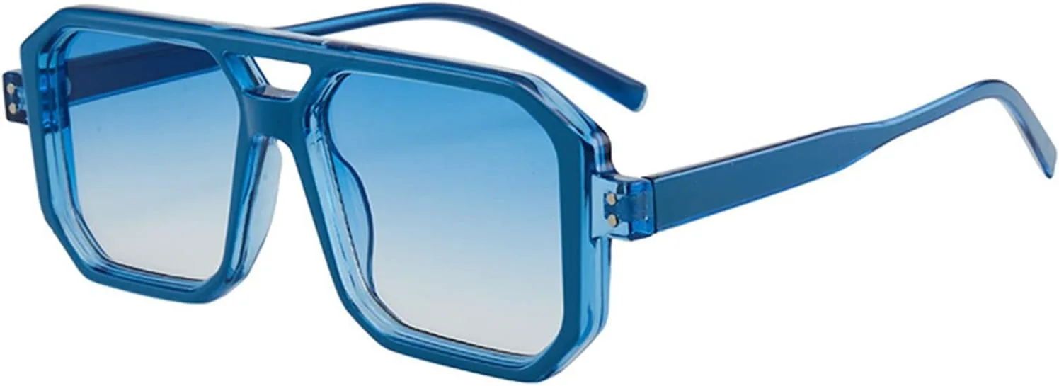 

Мужские солнцезащитные очки квадратной формы с крупной оправой, для активного отдыха на природе, для поездок на работу, для женщин, для отпуска Generic, Blue