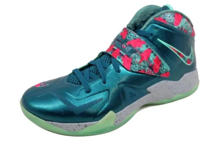 Кроссовки Nike LeBron Zoom Soldier VII Power Couple South Beach, бирюзовый — фото 3