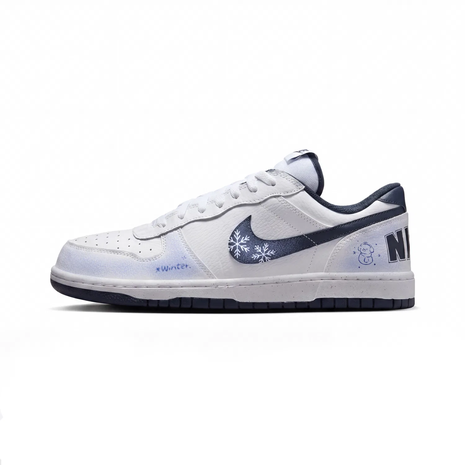 Скейтбордические кроссовки Nike Big Low White Blue