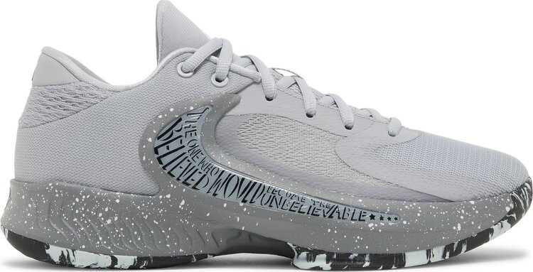 Кроссовки Zoom Freak 4 GS 'Etched in Stone', серый
