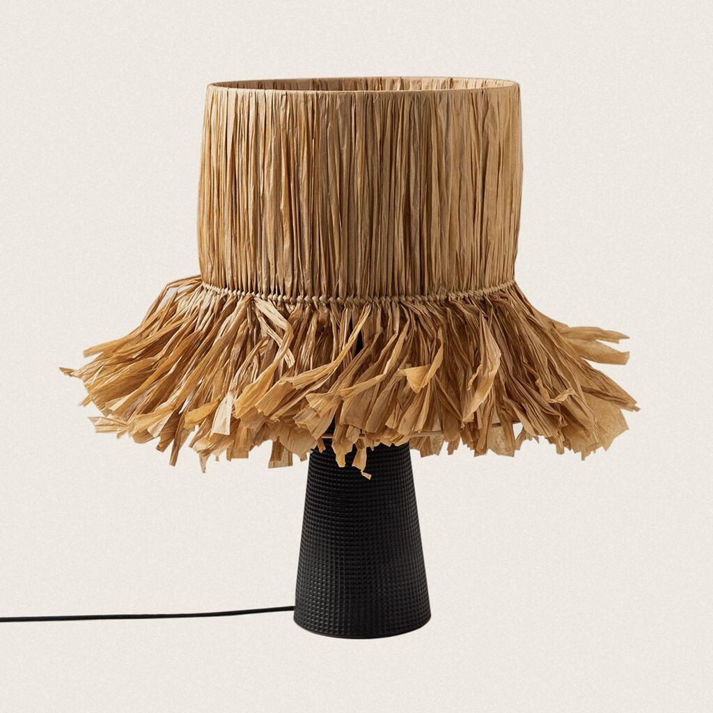 

Настольная лампа из керамики Bajawa Black LEDKIA, черный