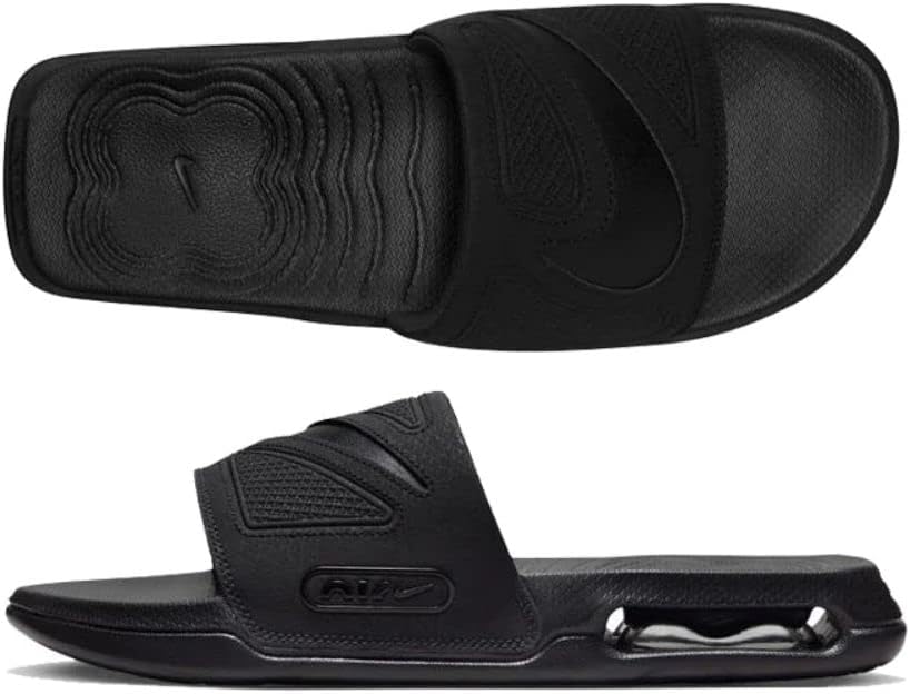Мужские спортивные сандалии Nike Air Max Cirro Just Do It Solarsoft Slide, Black — фото 4