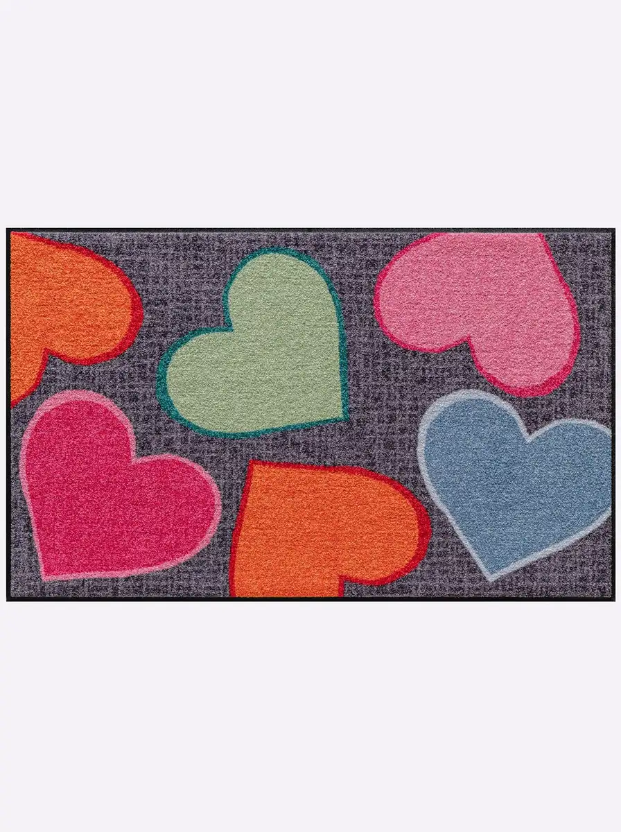 

Коврик Salonloewe, прямоугольный 115х175 см, цвет grau-bunt