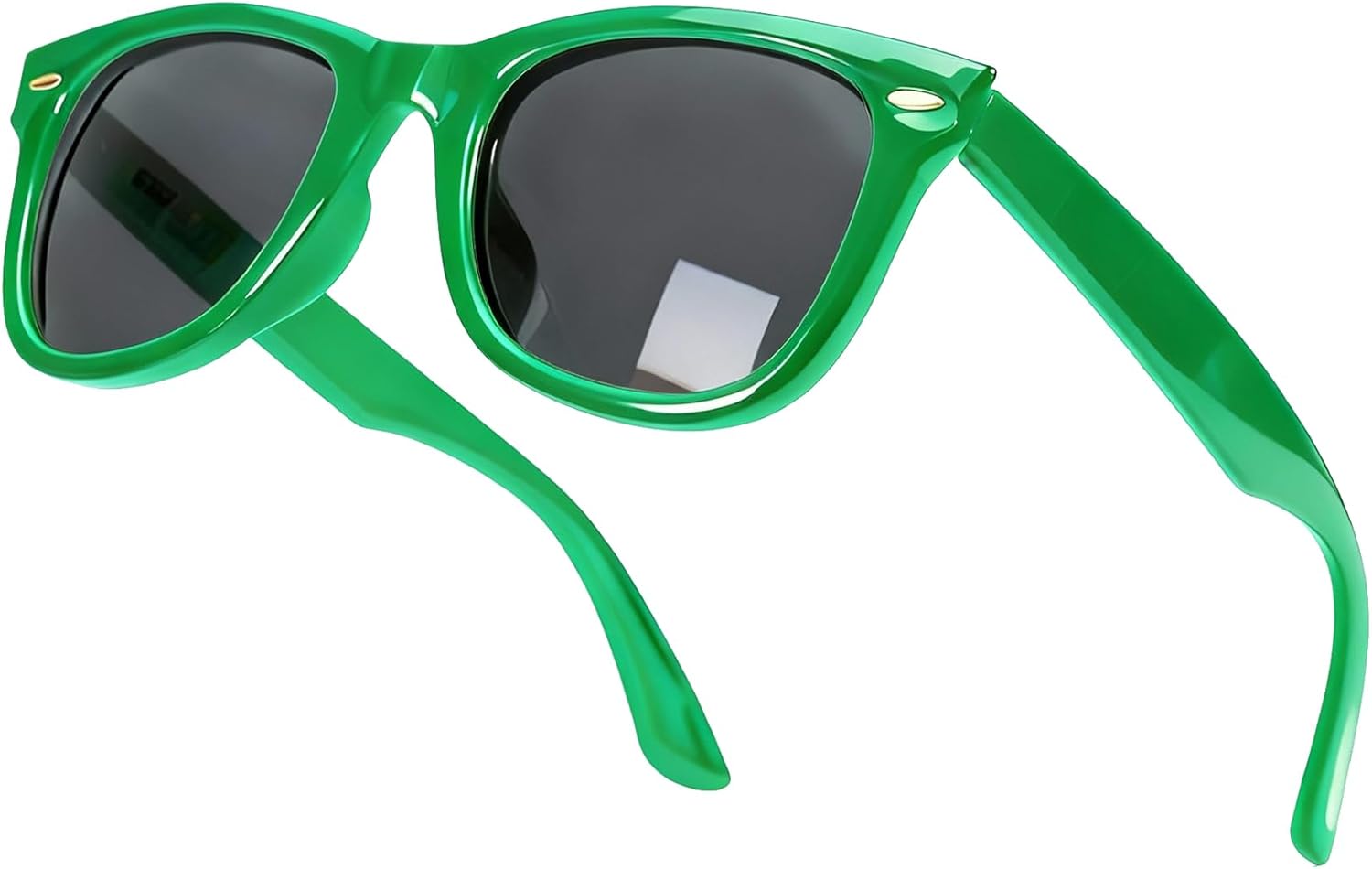 

Поляризованные солнцезащитные очки SIPHEW для женщин и мужчин - UV400, зеркальные, для пляжа, дизайнерские модные солнцезащитные очки унисекс, средний размер, B2 Green Square Sunglasses