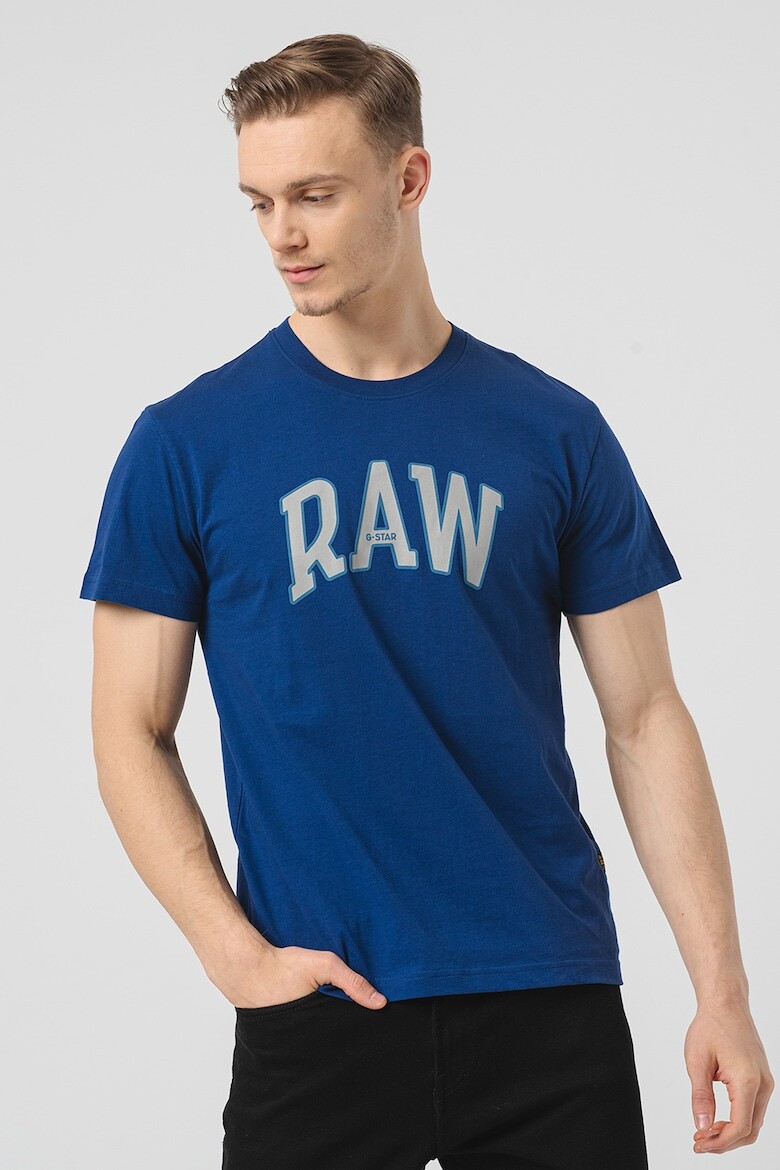 

Футболка из органического хлопка с логотипом G-Star Raw, синий