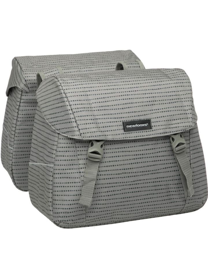 

New Looxs Велосипедная сумка Joli Double Nomi двойная, серого цвета