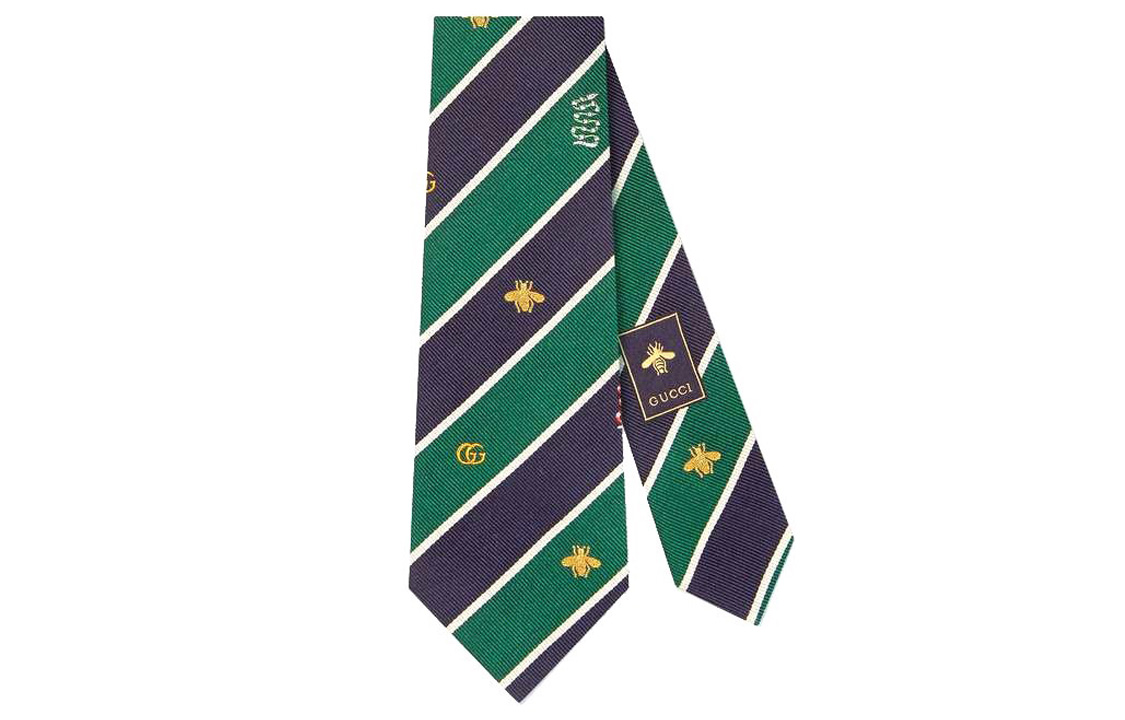 

Галстук мужской темно-зеленый/синий GUCCI