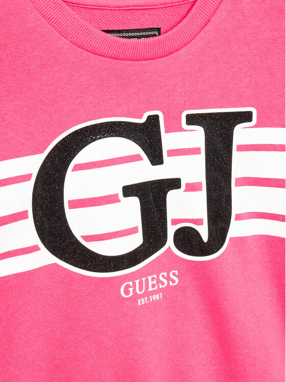 Толстовка стандартного кроя Guess, розовый — фото 3