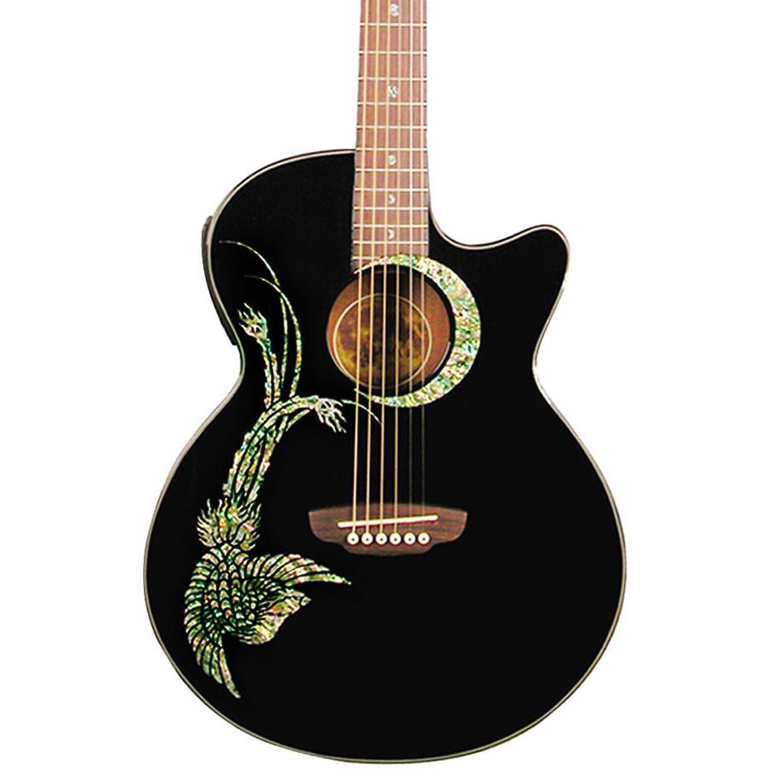 

Luna Guitars Fauna Phoenix Акустически-электрическая гитара в фолк-стиле с вырезом