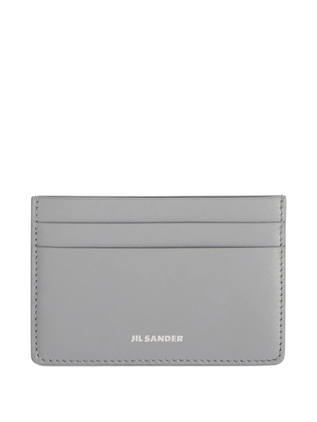 

Jil Sander кожаный картхолдер, серый