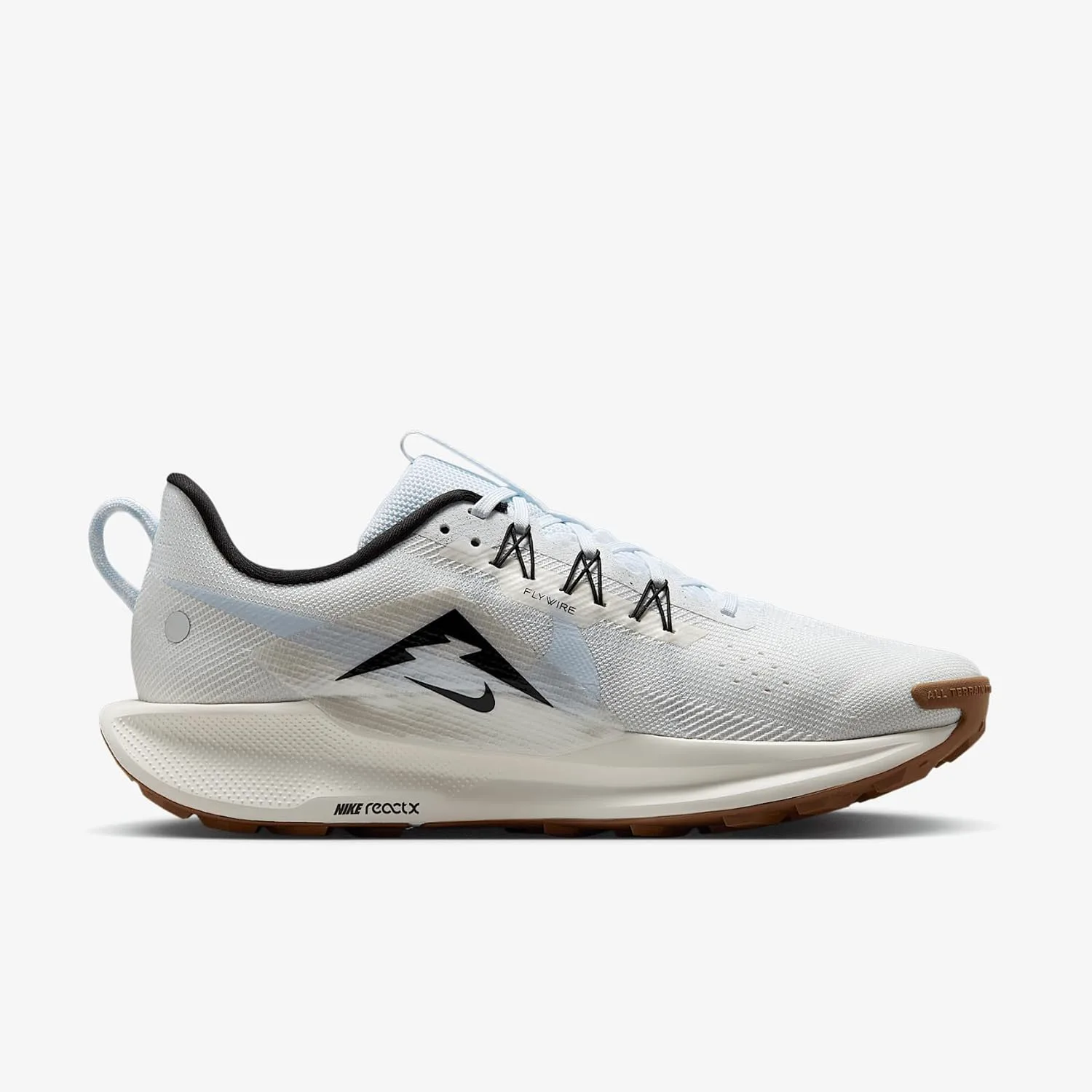 Мужские кроссовки для трейлраннинга Nike Pegasus Trail 5 GORE-TEX водонепроницаемые, белый/металлик серебристый/синий — фото 3