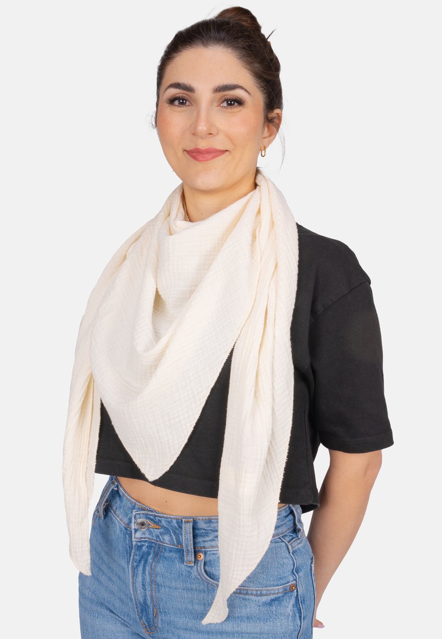 

Шарф Seasons of April LUISA MUSSELIN DREIECK, Creme/Beige