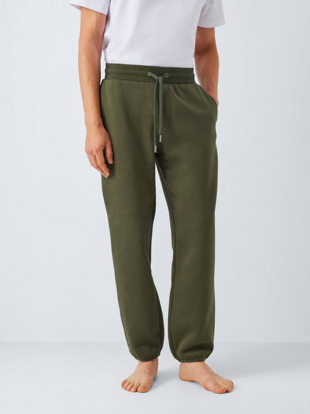 

Утепленные флисовые джоггеры для отдыха John Lewis, Green Olive