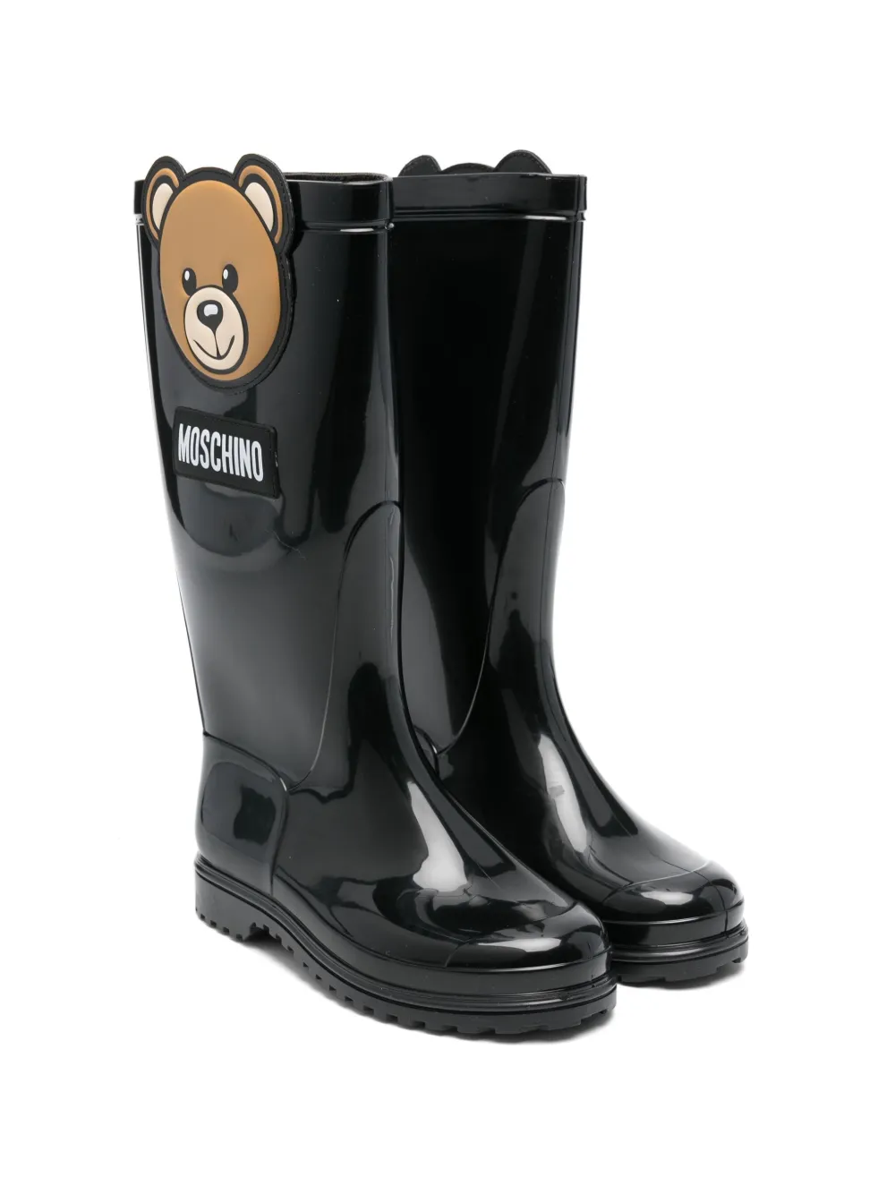 

Резиновые сапоги Teddy Bear Moschino Kids, черный