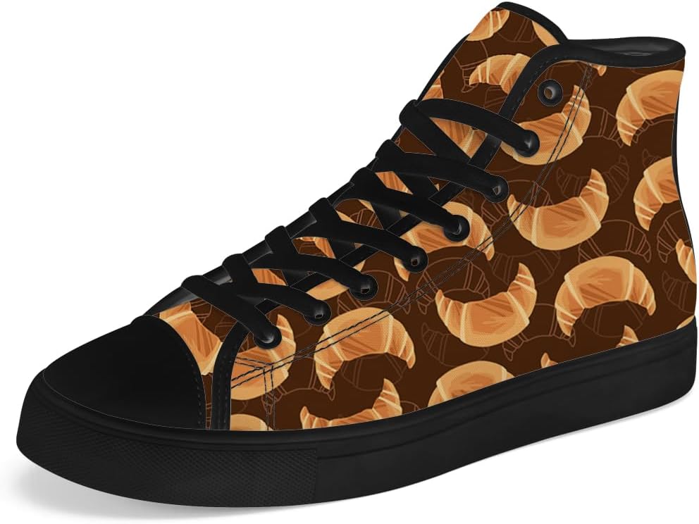 

Мужские и женские кроссовки Chebing на высокой подошве из холщовой ткани, с дизайном круассана, шнуровкой и повседневным стилем, 613 Brown