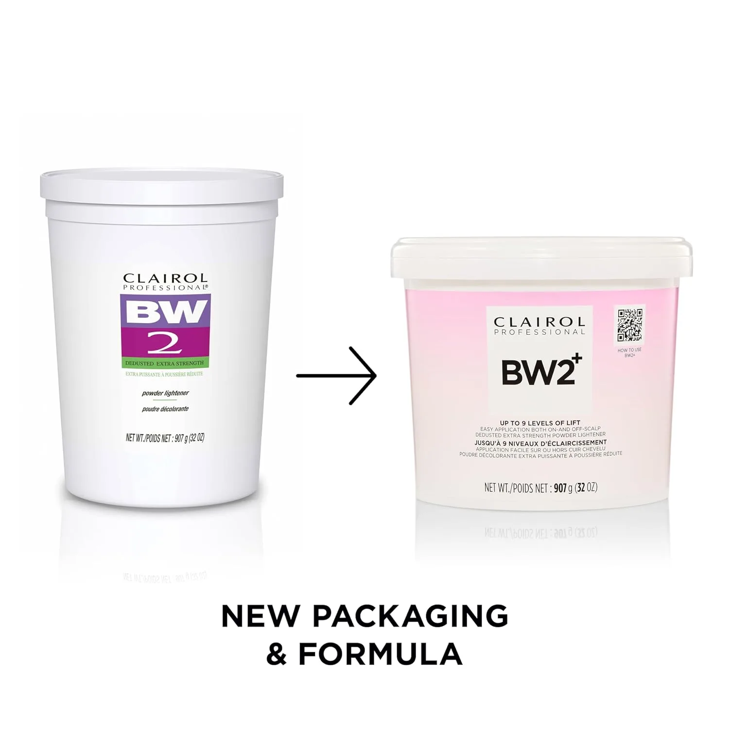 Осветляющая пудра Clairol Professional BW2+ Extra Strength, осветляет волосы до 9 уровней при мелировании и осветлении. 907.20 г (1 шт.) — фото 2
