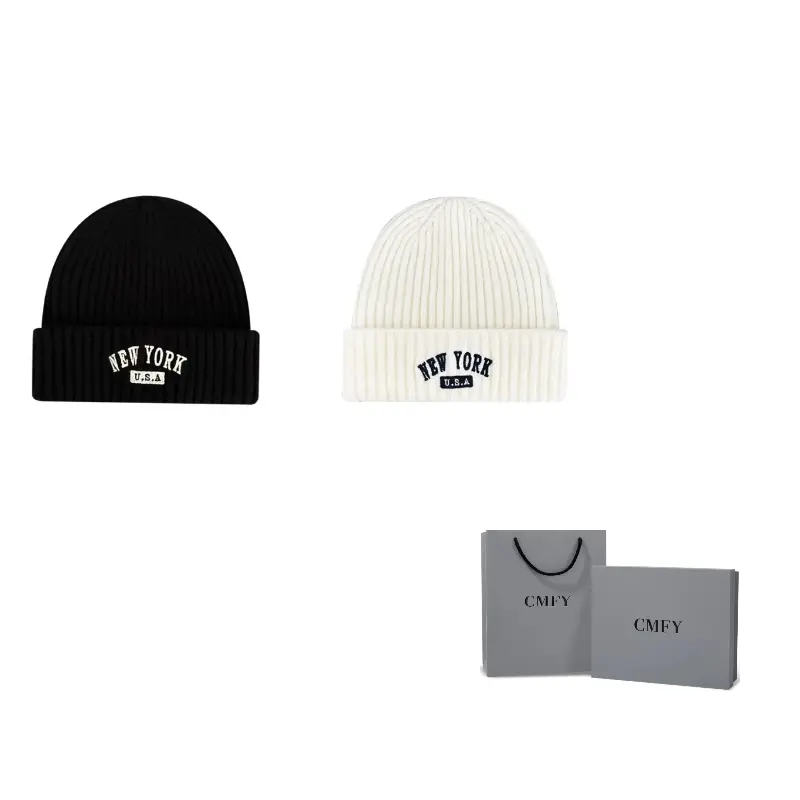 

CMFY Унисекс шапка бини, Black+White