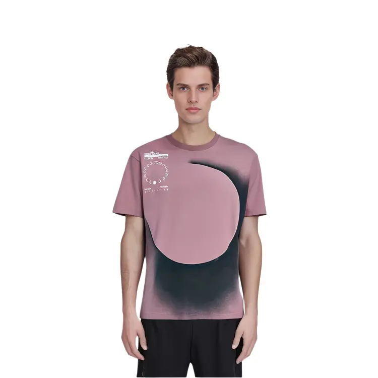 Футболка мужская с принтом розы Stone Island, цвет Rose Printed — фото 4