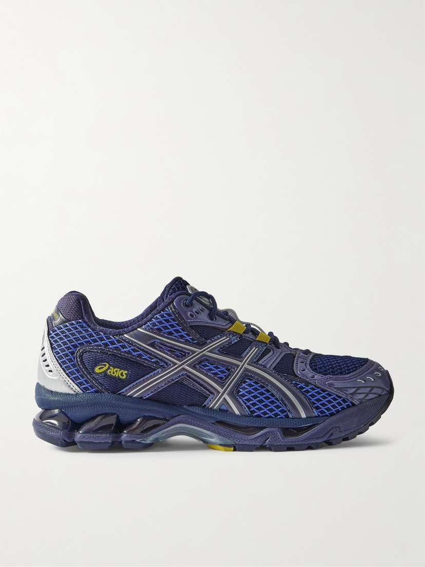 Кроссовки Gel-Nimbus 10.1 с металлической резиновой отделкой и сеткой Asics, синий