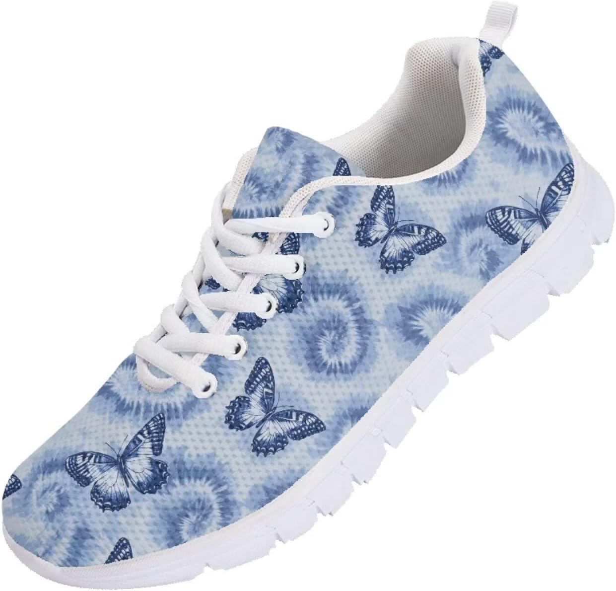 

Мужские теннисные кроссовки Funnydude Funny Print, осенние обувь для мужчин 2025, легкие повседневные кроссовки, Tie Dye Butterfly