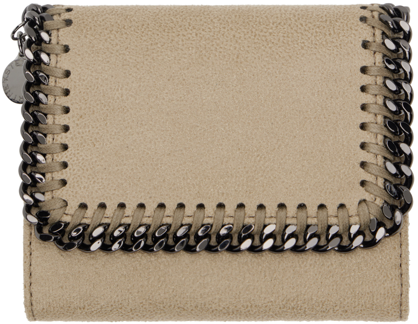 

Кошелек тройного сложения Taupe Falabella Stella McCartney