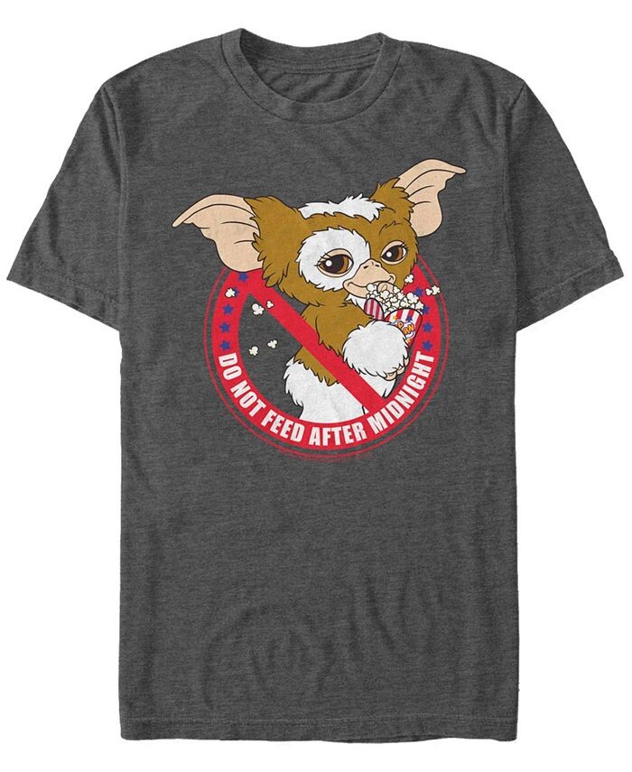

Мужская футболка Gremlins 1 No Food с коротким рукавом Fifth Sun, серый