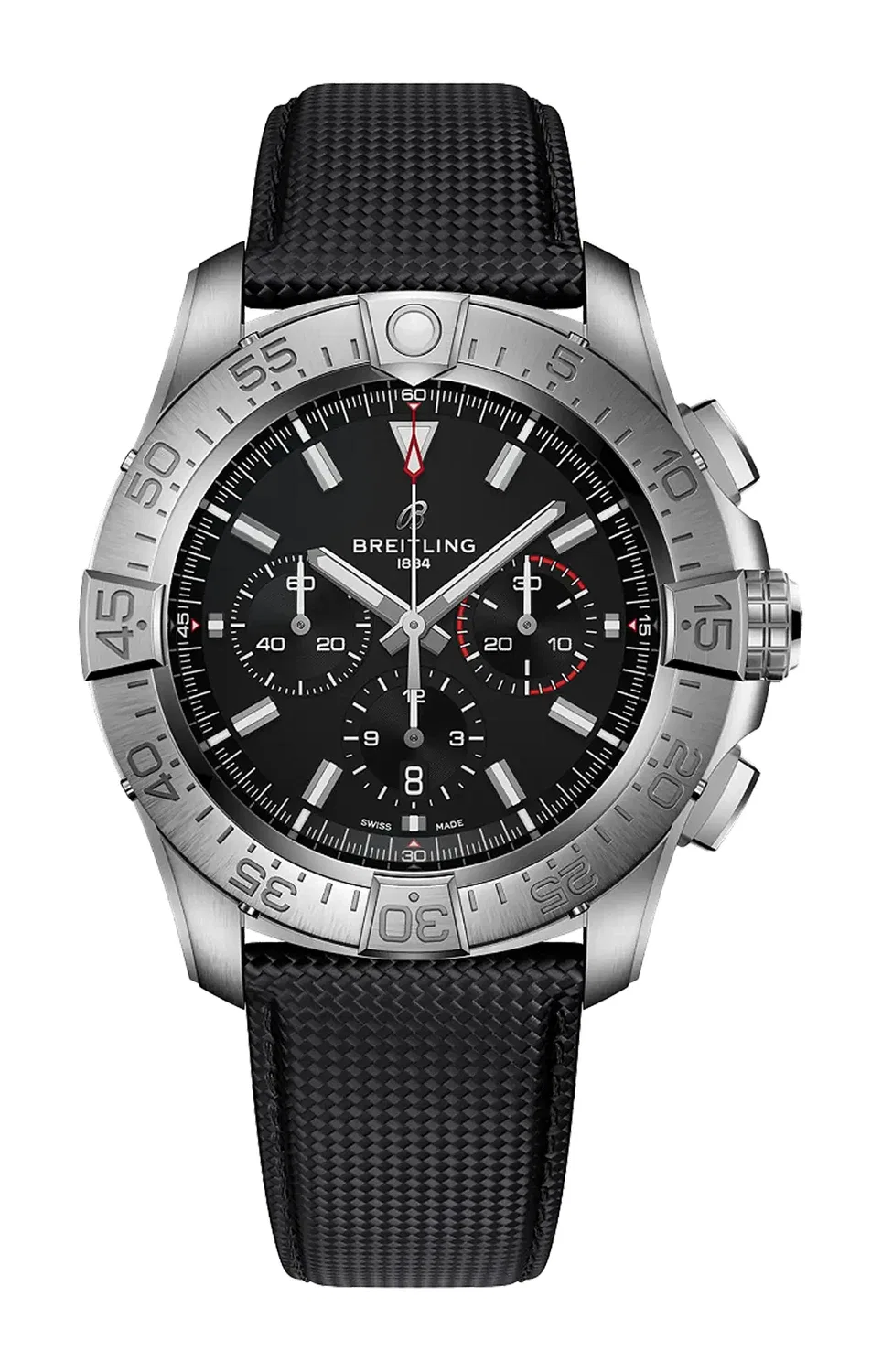 СУПЕР АВЕНДЖЕР B01 ХРОНОГРАФ 46 - EB0148101B1X1 BREITLING, серебряный