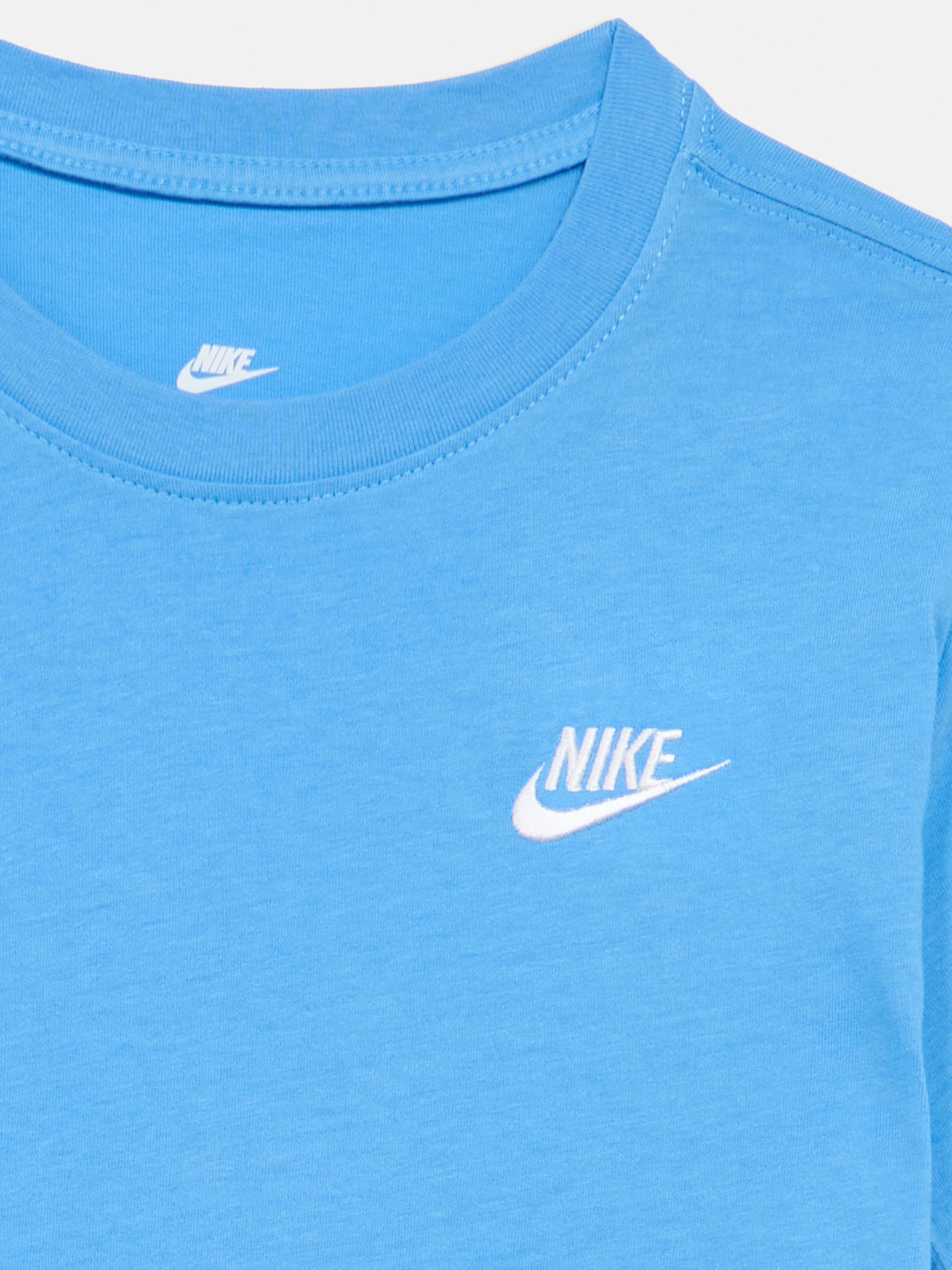 Nike Sportswear Футболка 'FUTURA' в цвете Azure — фото 3
